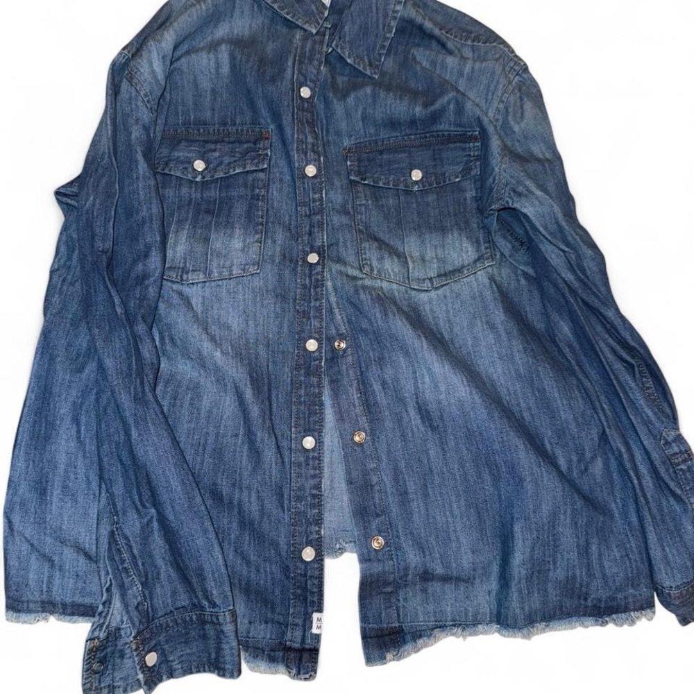 Melrose and Market Light Blue Denim Shirt - Picture 3 of 4